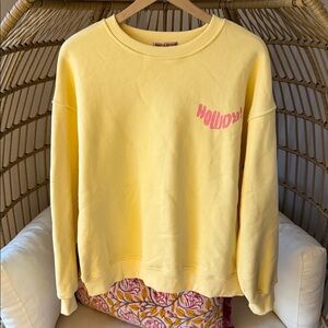 Bailey Rose Yellow Howdy Crew Sweatshirt